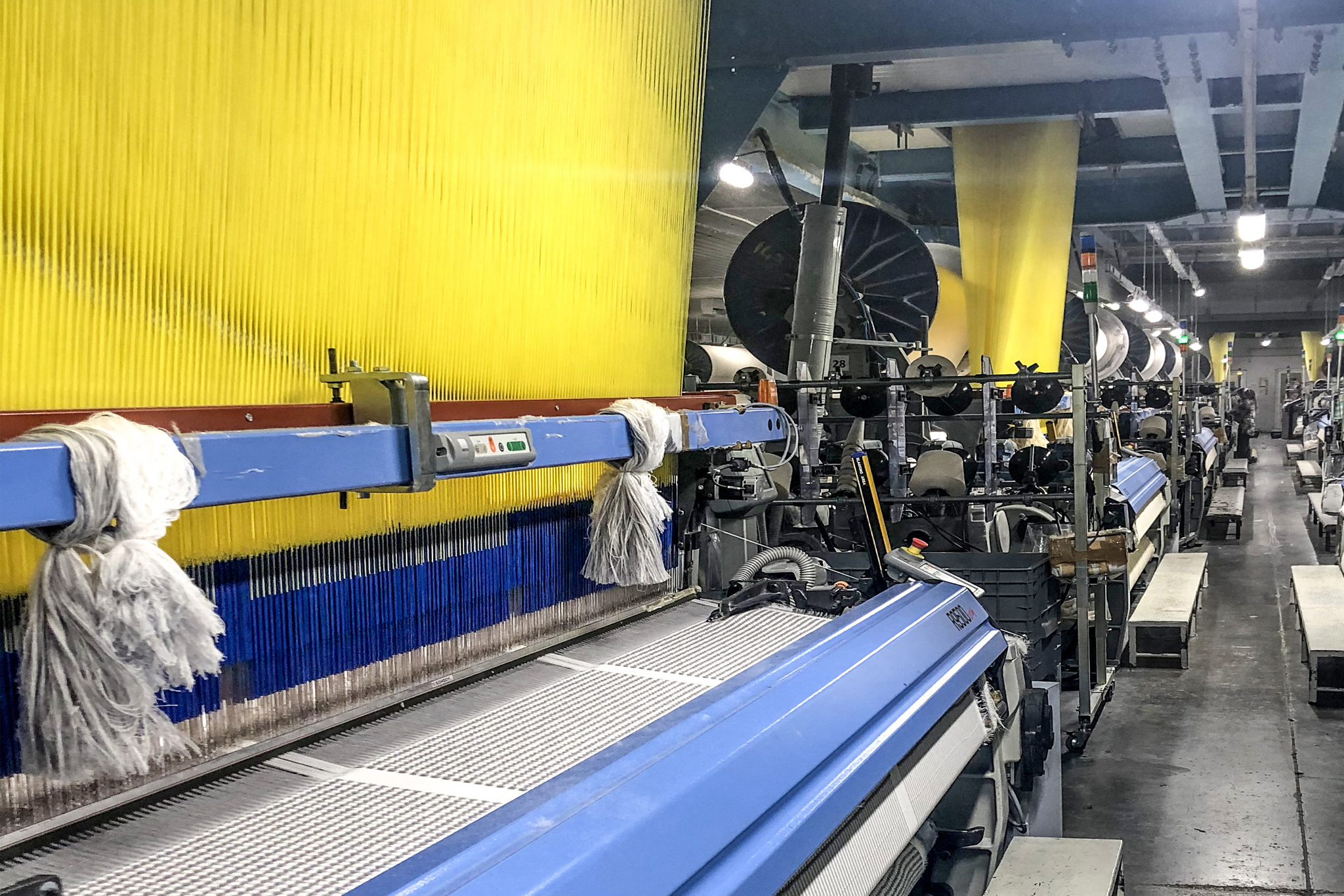 Aylık ortalama 400 ton dokuma kapasitesi